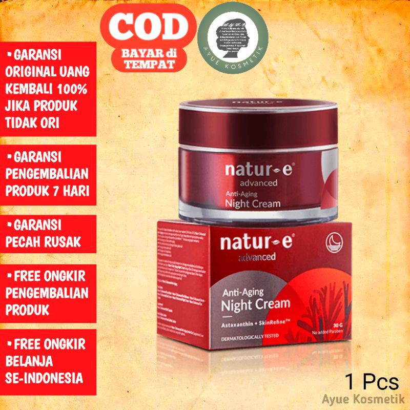 Natur-E Advanced Anti Aging Night Krim Cream Natur E Natur-E Nature E Advance Anti Aging