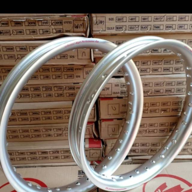 VELG WILWOOD U SHAPE SILVER 185 215 RING 17