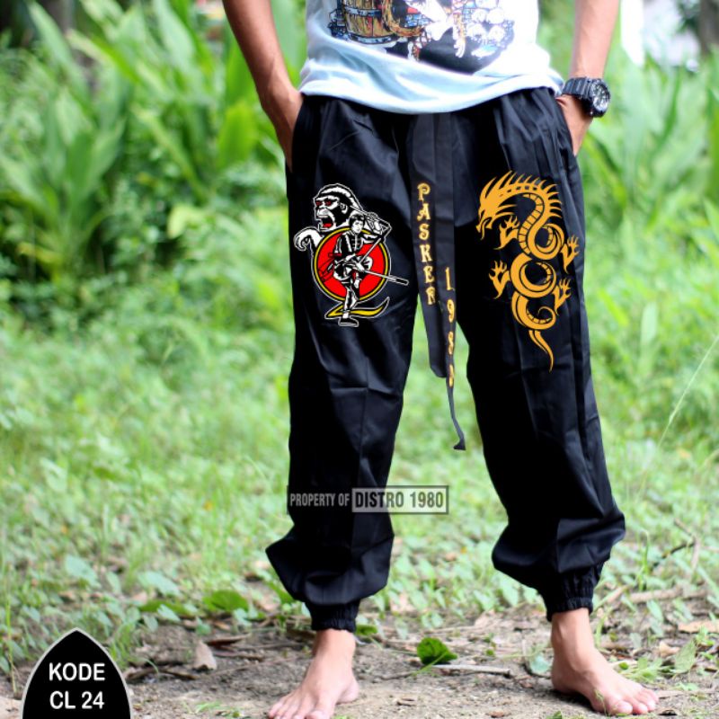 CELANA  PENCAK SILAT BORDIR IKSPI KERASAKTI . MURAH , CELANA KUNGFU, CELANA SANTAI