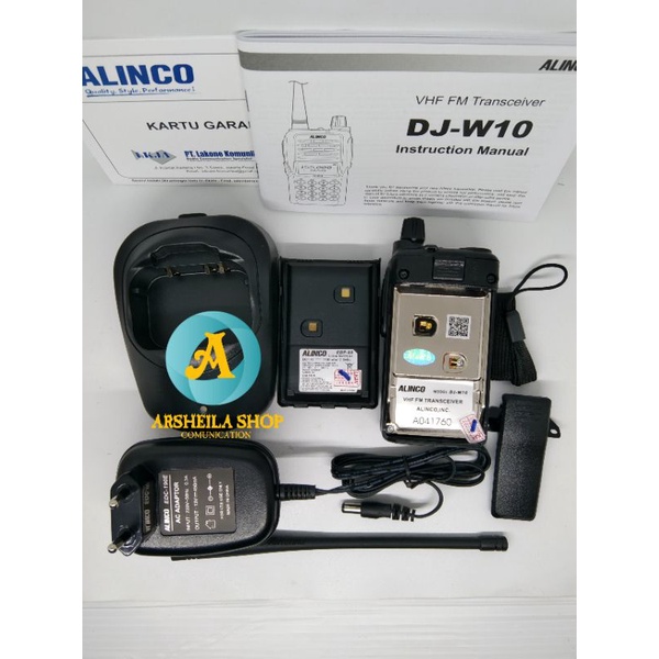 Ht alinco dj w10 original garansi resmi