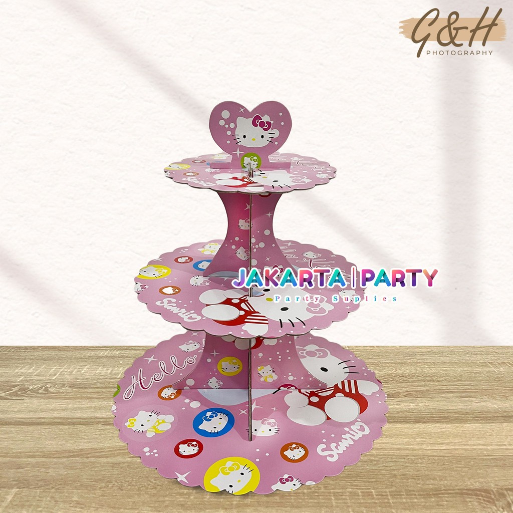 Stand Cake / Stand Cup Cake 3 Tier / Cup Cake Stand / Standing Cup Cake / Tatakan Kue