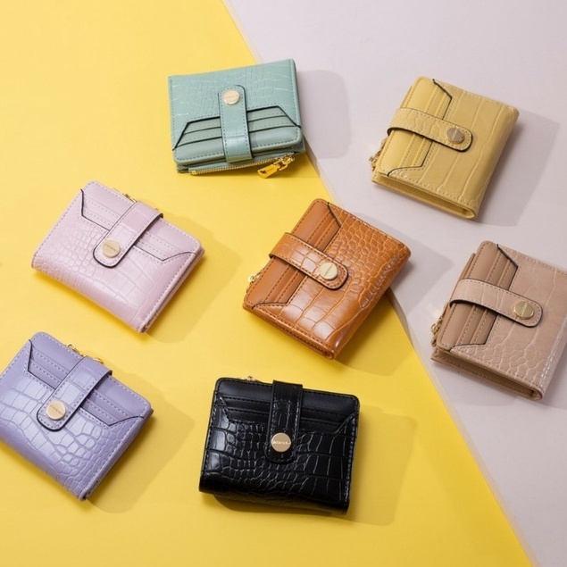 JIMS HONEY - Genie Wallet - Dompet Uang Kartu Lipat Wanita