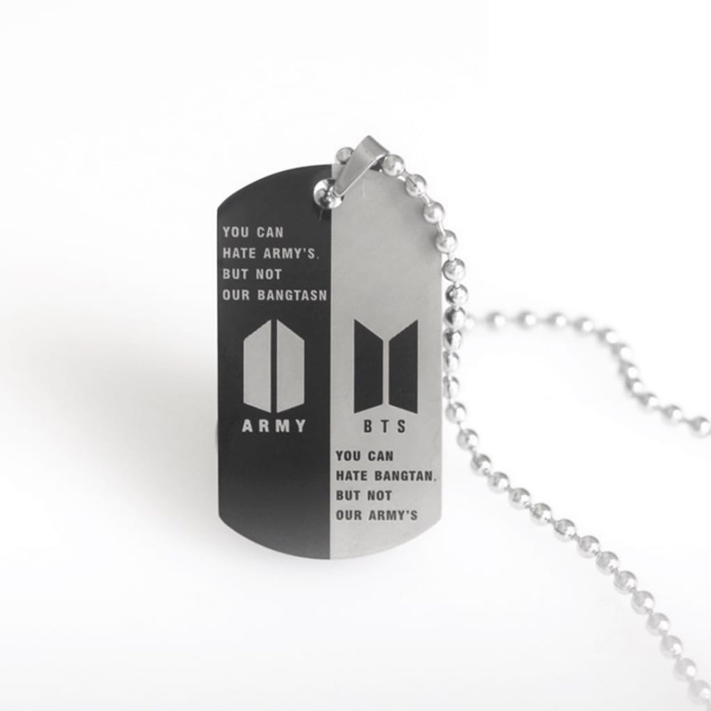 Kalung BTS Rantai Logo Bangtan BTS KPOP Untuk Pria dan Wanita