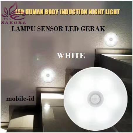 LAMPU TIDUR SENSOR GERAK LED / LAMPU LEMARI/ LAMPU EMERGENCY - SOSOYO