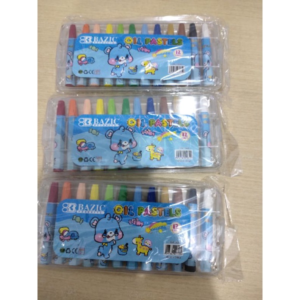 

Oil Pastel Crayon 12 Warna Bazic
