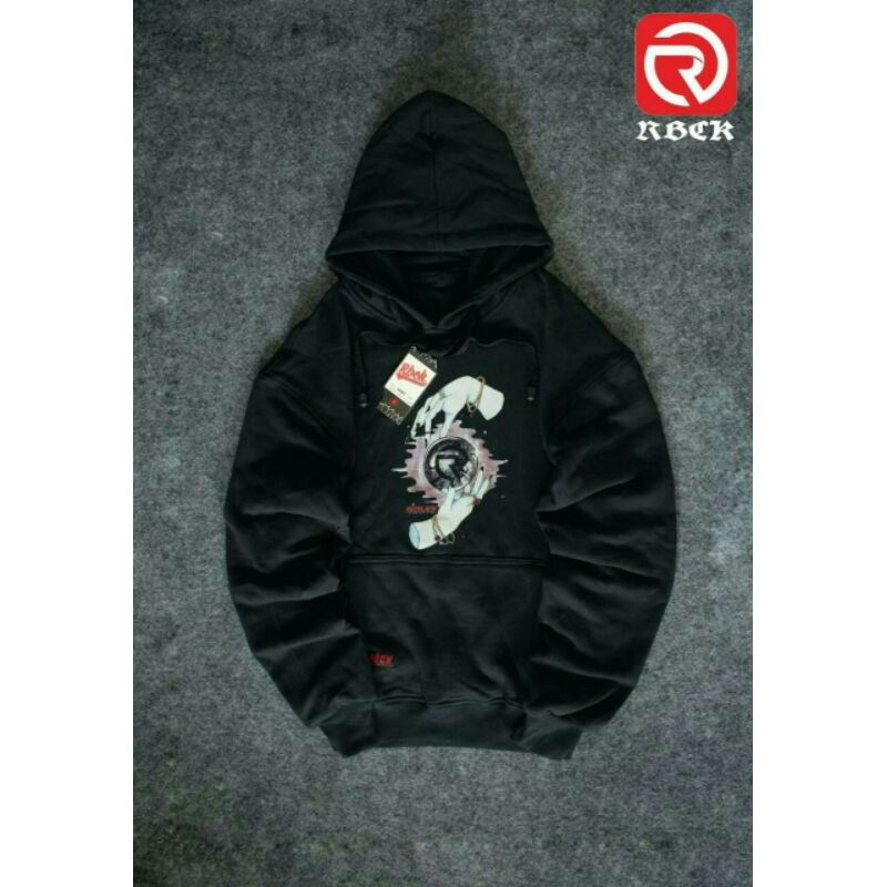 hoodie original Redblack/hoodie original brand lokal