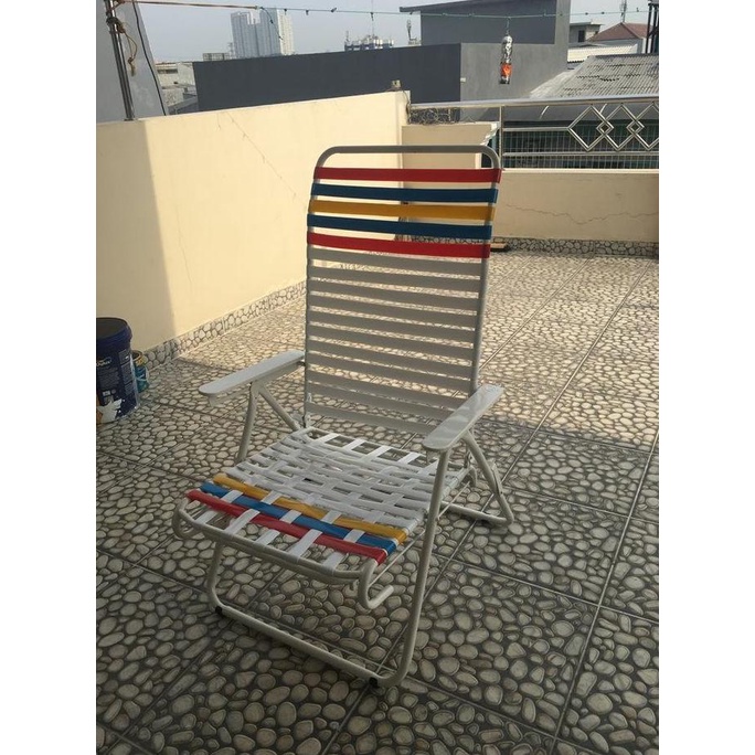 Kursi Santai Lipat Karet Pipih/Kursi Santai Lipat/Kursi Malas Unitedian