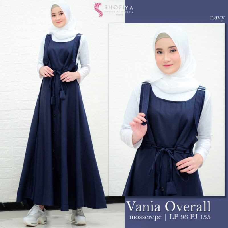 Vania Overall Dress Original By Shofiya