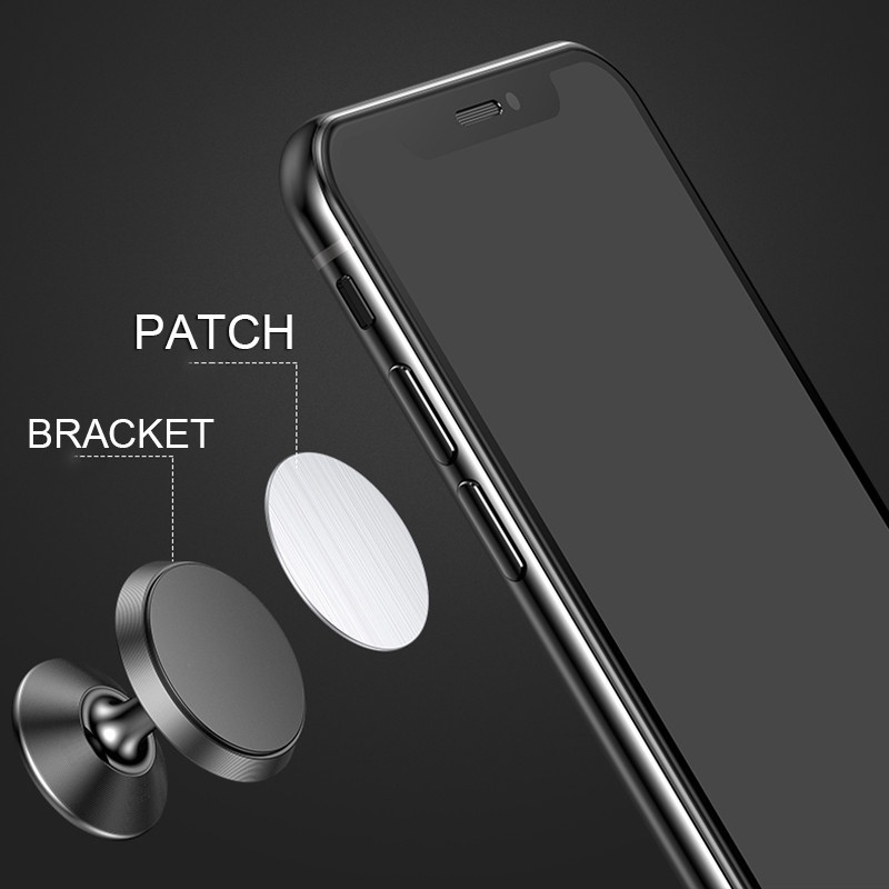 3pcs Piringan Besi Magnetik 30x0.3mm Dengan Perekat Untuk Holder Handphone