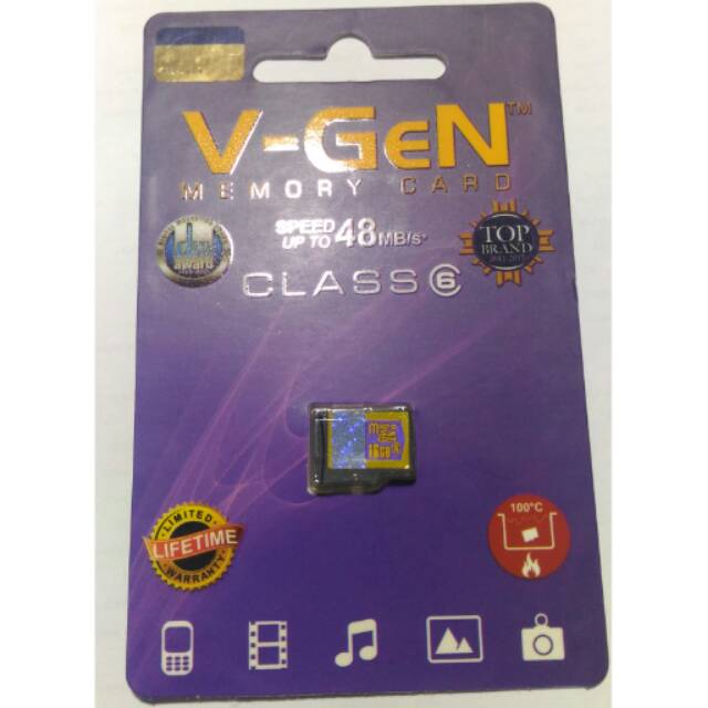 Memory Vgen Micro Sd 16 gb class 6  V Gen