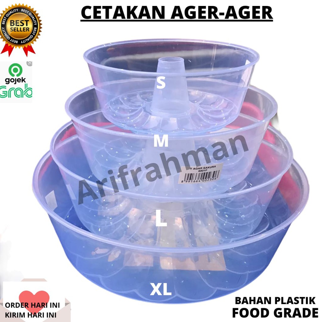 Cetakan Pudding / Agar Agar (Diameter 13,16,19,23 cm)