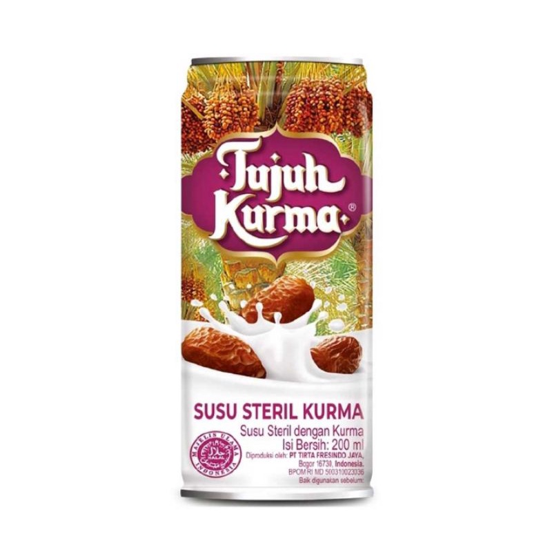 

(instant saja) Tujuh Kurma Susu Steril Can kaleng 200ml