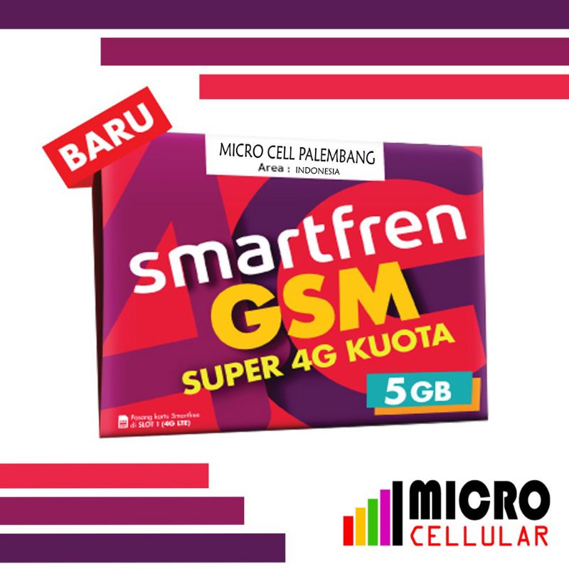 Kartu Perdana Kuota Internet SMARTFREN 5 GB Super 4G Kuota- 1,25 GB Kuota Reguler 24 Jam di Jaringan