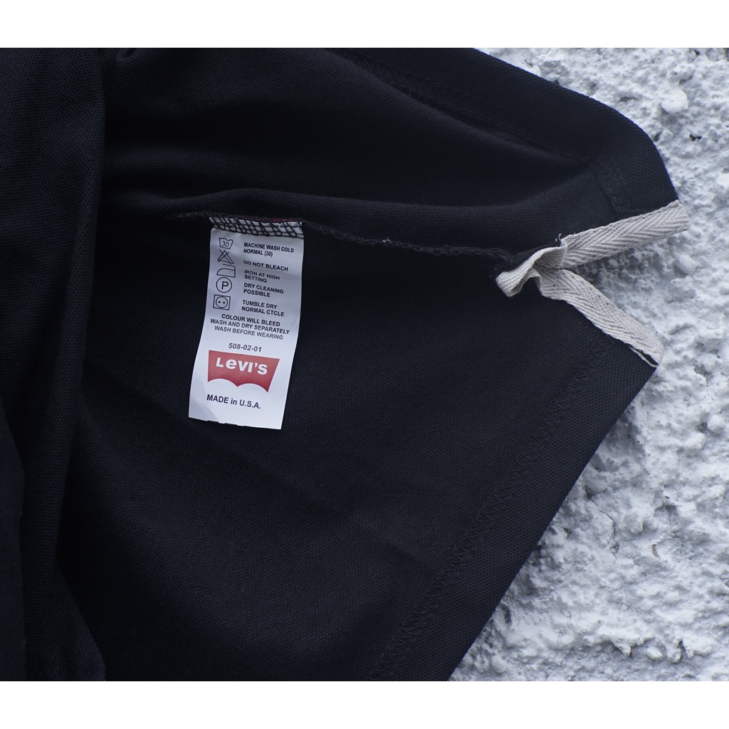 Kaos Pique Polo Levi's - Black