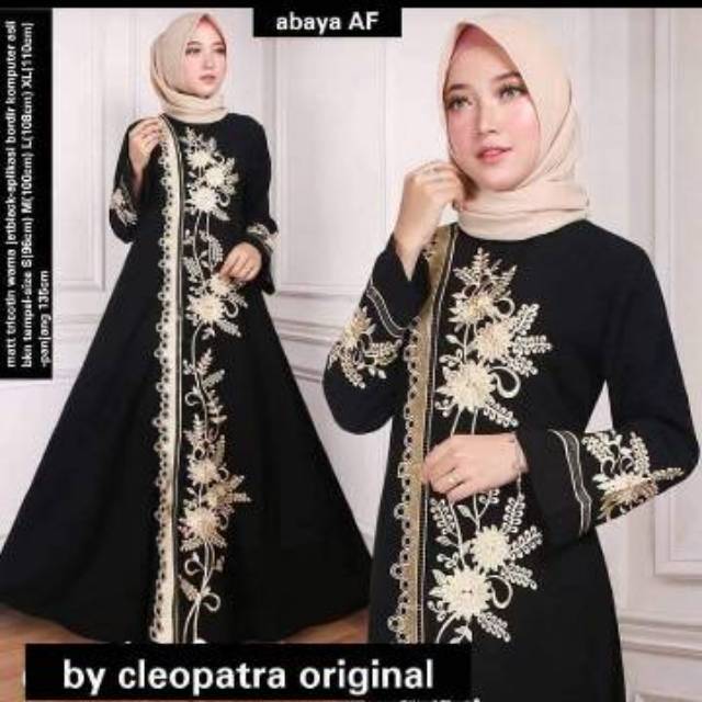 Azkia Dress Abaya | Azkiya Maxi | Baju Muslim Wanita murah