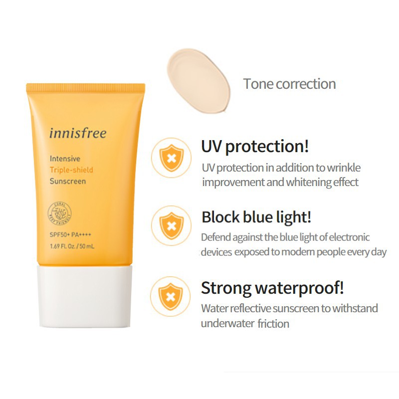 INNISFREE Intensive Triple-shield sunscreen 50ml