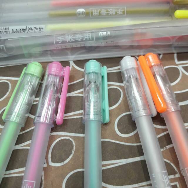 

Pulpen warna tinta pelangi murah