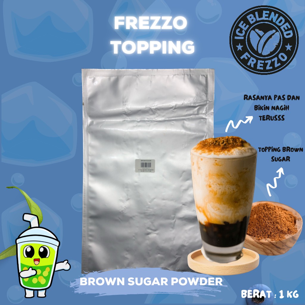 

Bubuk BROWN SUGAR 1000gram / BROWN SUGAR Powder 1000gr / Gula BROWN SUGAR 1000gr