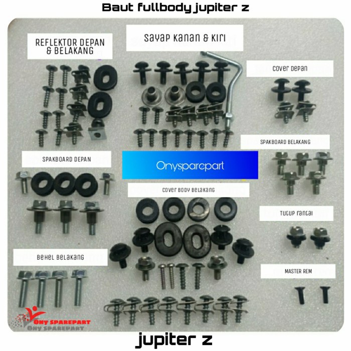 baut body yamaha jupiter z original