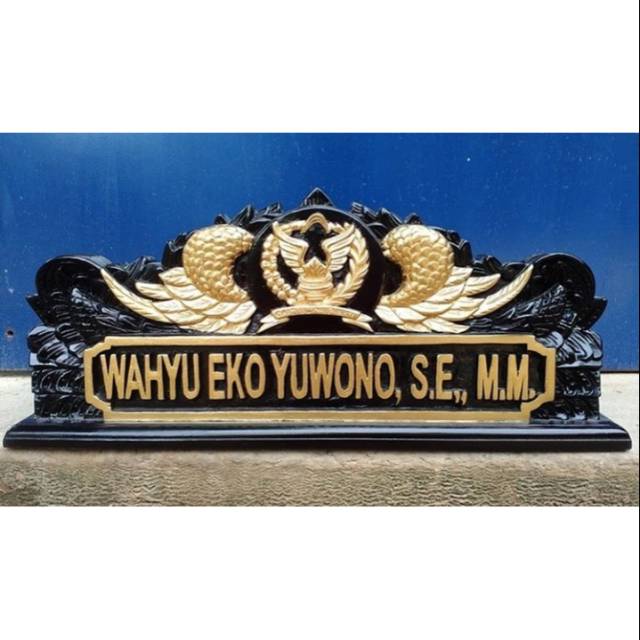 

Papan Nama Ukiran Pejabat