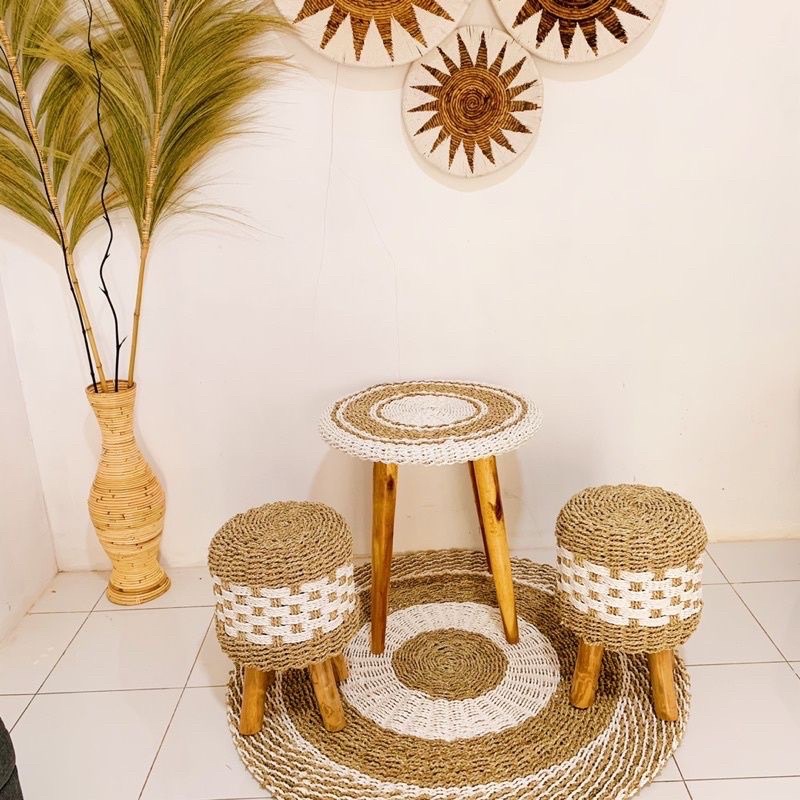 Kursi Stools Seagrass Diameter 30cm