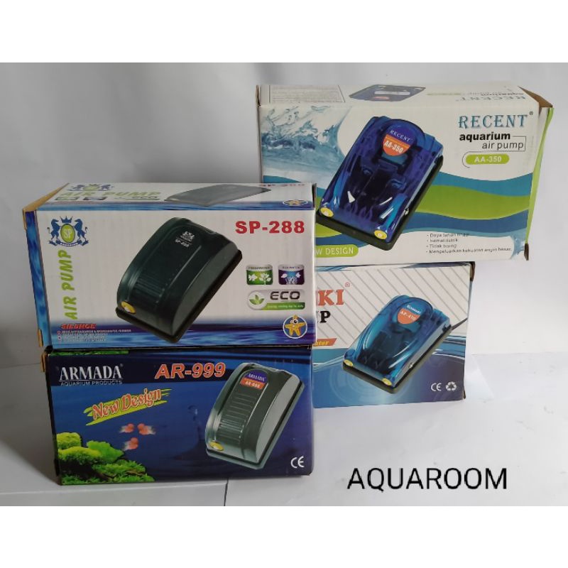 AERATOR AQUARIUM 1 LUBANG DAN 2 LUBANG FULLSETT