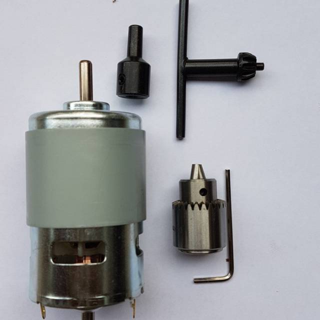 JT0 bor dinamo motor 775 high torque 12v tuner dremel gerinda drill chuck bor tangan
