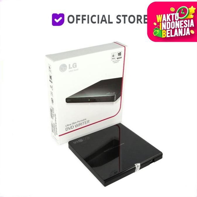 DVD EXTERNAL LG GP65 / GP 65 / DVD RW EKSTERNAL LG / OPTICAL DRIVE - Hitam