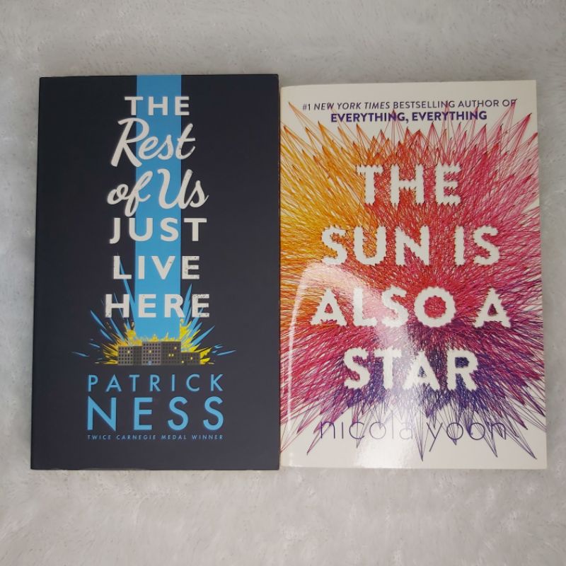 The Rest of Us Just Live Here Patrick Ness The Sun Is Also A Star Nicola Yoon Original Official Paperback Softcover Ready Stock Fiction Buku Cerita Novel Bahasa Inggris Fiksi Import English Fiction Book Supernatural Adventure Romance Thriller Romansa