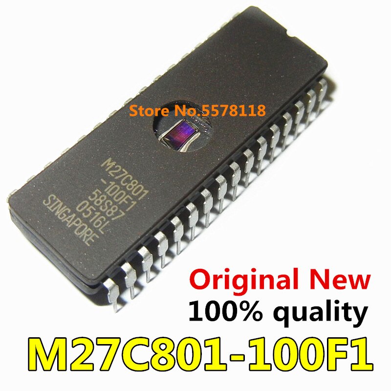 (Ready Stock) 5pcs/lot M27C801-100F1 M27C801 100F1 CDIP-32 IC