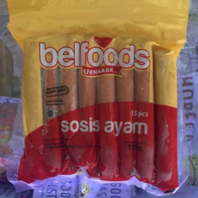 

Belfoods sosis ayam 375gr