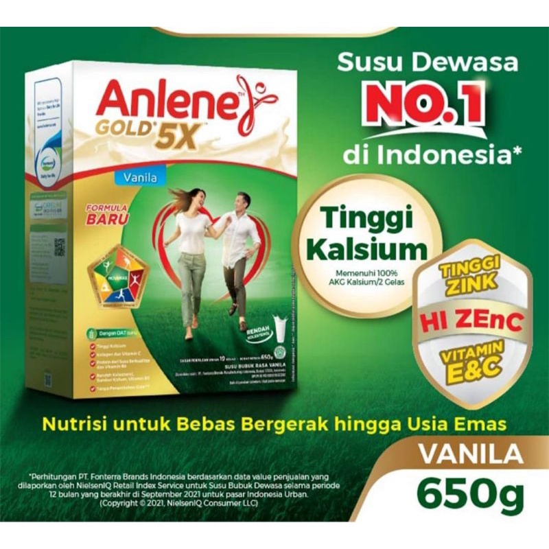 

Anlene Gold Vanila 650gr