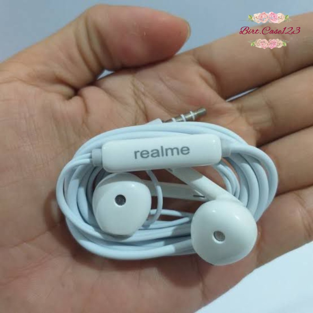 R15 Headset headsfree earphone Hf ORIGINAL REALME 2 3 5 6 7 pro C1 c2 c3 c11 c15 c12 c17 c20 C21y  JACK 3.5MM BC5878