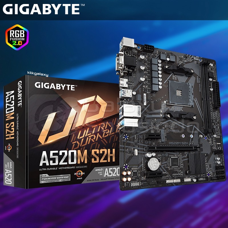 GIGABYTE A520M S2H