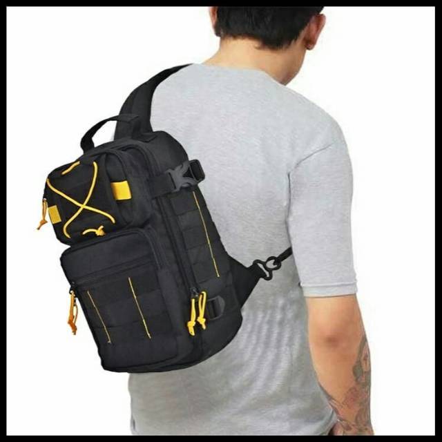 Tas selempang pria wanita / slingbag / tas ransel / tas army / tas punggung / tas ransel