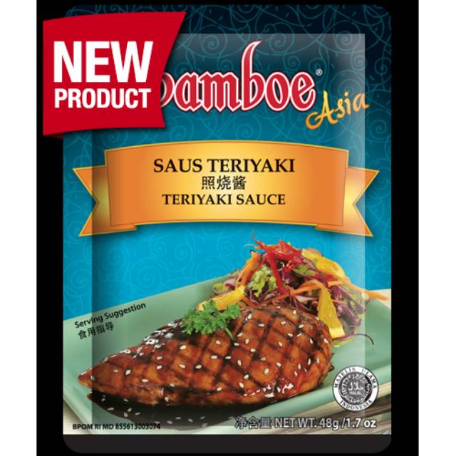 

Bumbu instan BAMBOE rasa Saus Teriyaki