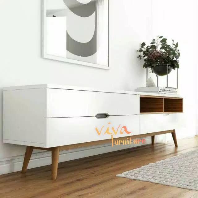 bufet minimalis duco putih.mebel jepara,furniture