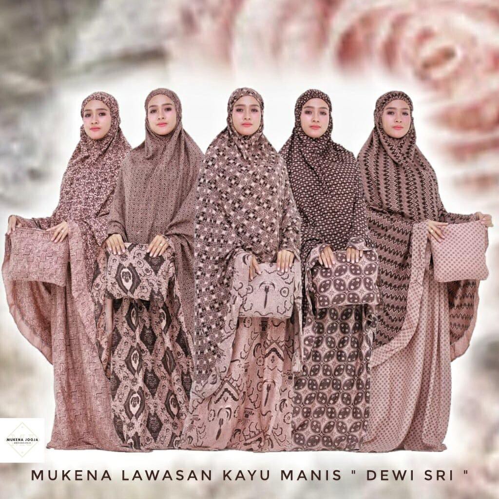 MUKENA BATIK LAWASAN KAYU MANIS DEWI SRI