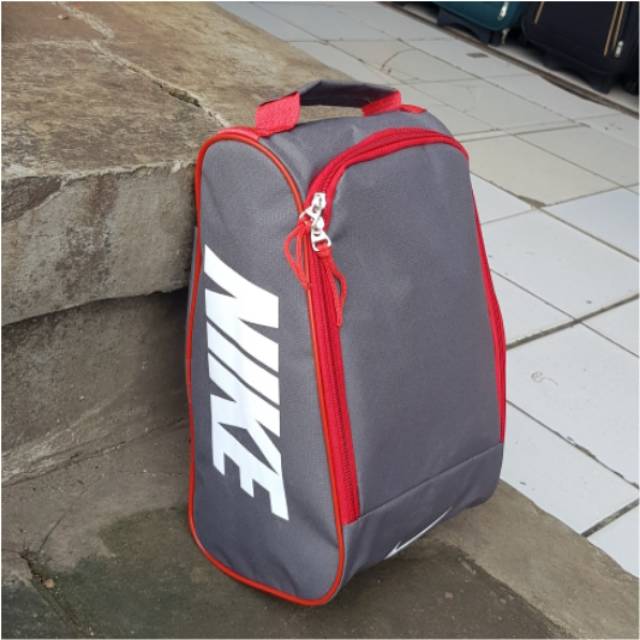 Tempat sepatu tas sepatu nike just do it merah/Sling Bag Tas Sepatu Futsal / Bola Nike - Merah