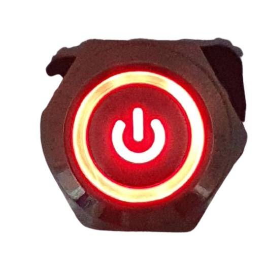 Switch Metal 16mm Push On Off Lampu 5 Pin Logo Power Saklar Stainless 16 mm LED Tombol Self Locking 9-24v