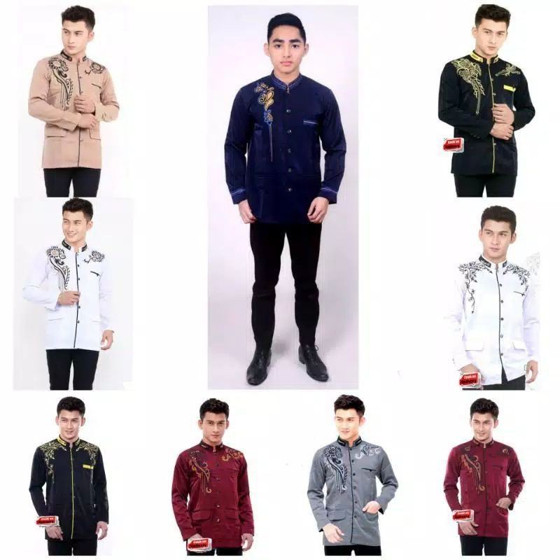 pakaian pria dewasa,jasko bordir,jasko polos,jasko bordir nu,jasko terbaru,jasko