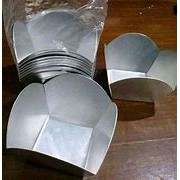 

12Loyang roti bluder ukuran atas 8cm bawah 5cm bahan kokoh tidak mudah penyok ketebalan bahan 0,8 mm