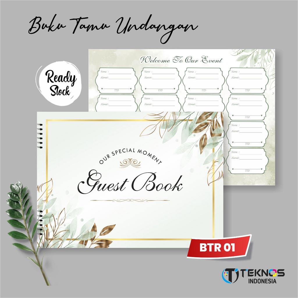 

GUEST BOOK / BUKU TAMU WEDDING PERNIKAHAN MURAH READY