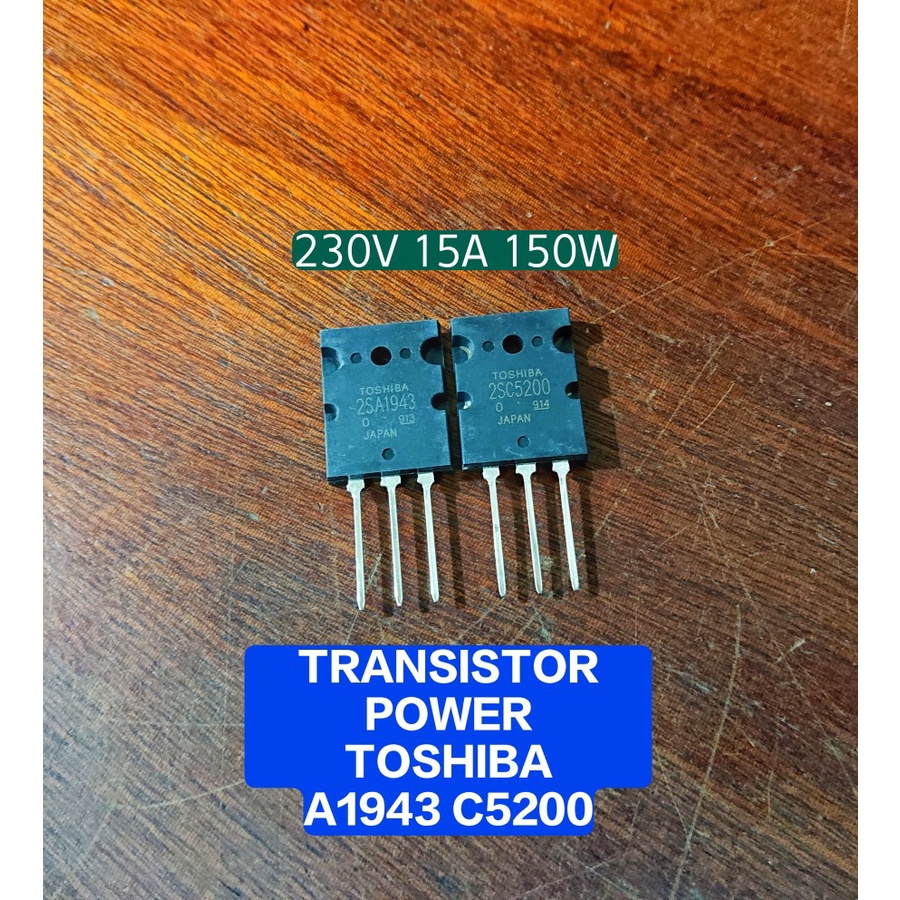 Transistor Tr A1943 C5200 Toshiba A1943 C5200 Power Final
