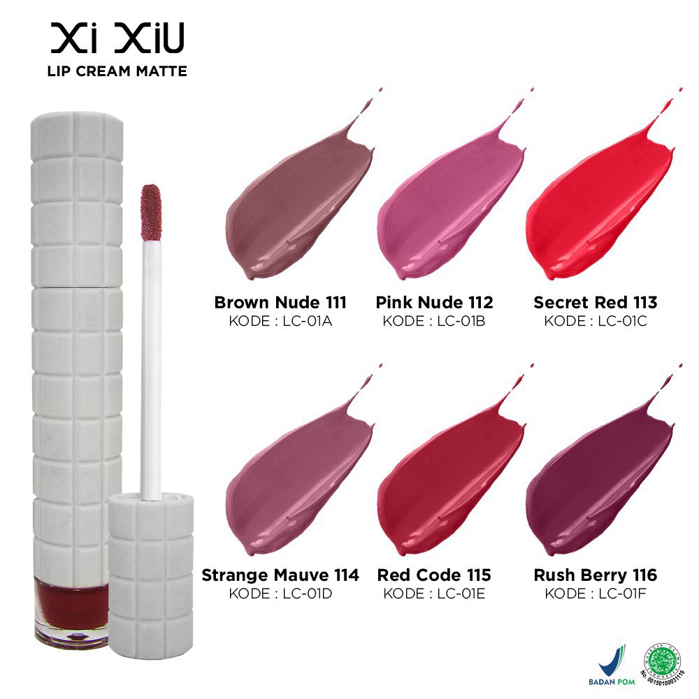 XI XIU Lip Cream Matte Lipcream Xiuxiu