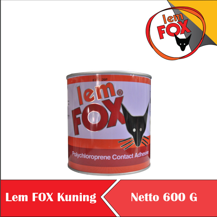 

Lem Fox Kuning 600 Gram