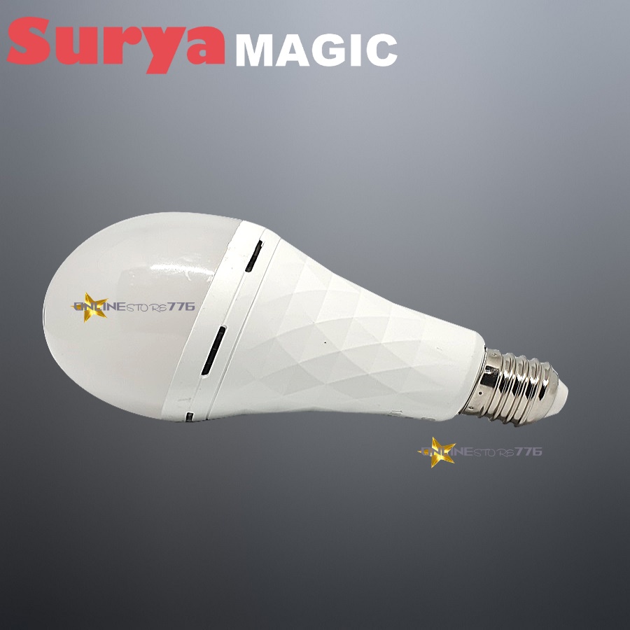 LAMPU EMERGENCY LED SURYA MAGIC 18W / LAMPU DARURAT 18 WATT / RECHARGEABLE / CAHAYA PUTIH