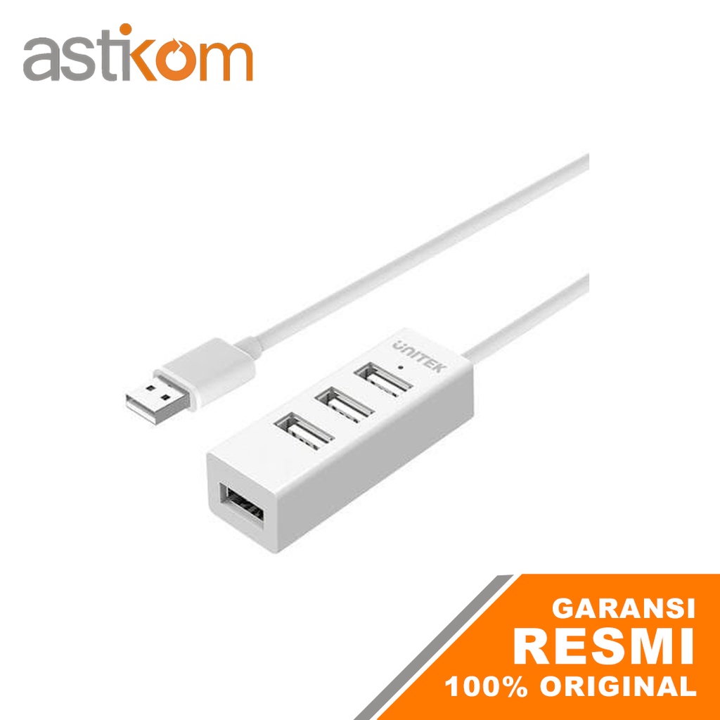 USB HUB Unitek Y2146 White 11cm Cable