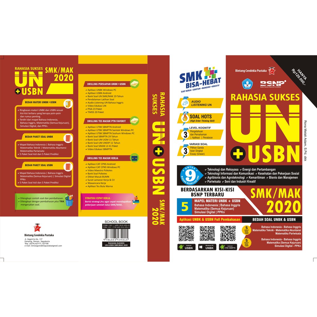 Buku Rahasia Sukses Un Usbn Smk Mak 2020 Shopee Indonesia