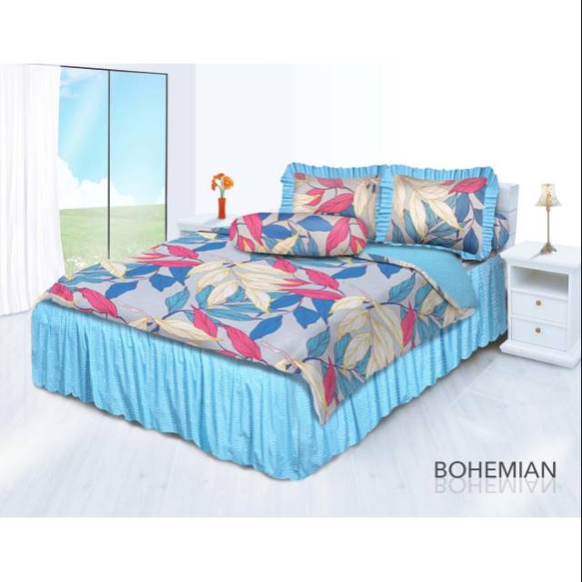 BEDCOVER MY LOVE BOHEMIAN SEPREI BERRUMBAI 